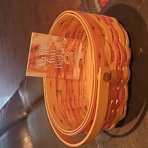 Longaberger basket and protector